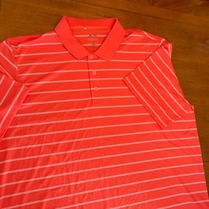 ADIDAS Golf New men’s polo shirt 2XL XXL coral